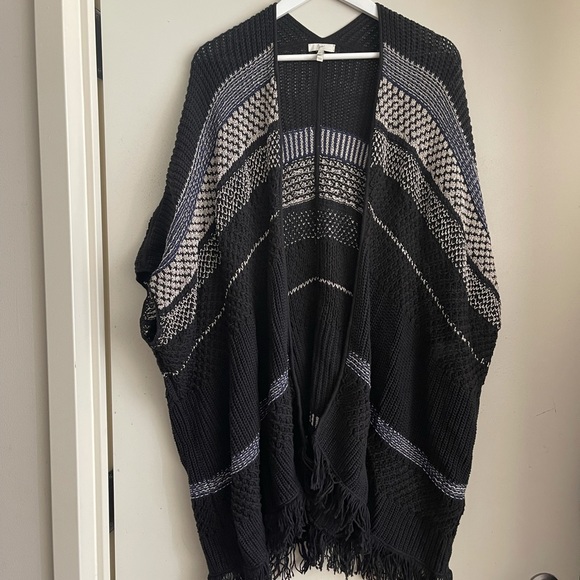 Joie Open Front Fringe Cardigan - Picture 2 of 6